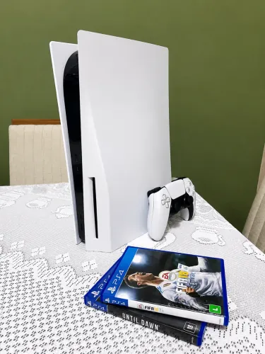 Ps5 Com Leitor + Jogos