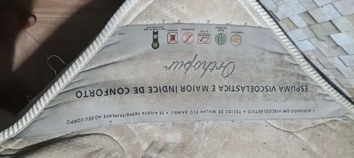 Vendo cama box de casal Ortobom orthopur da NASA