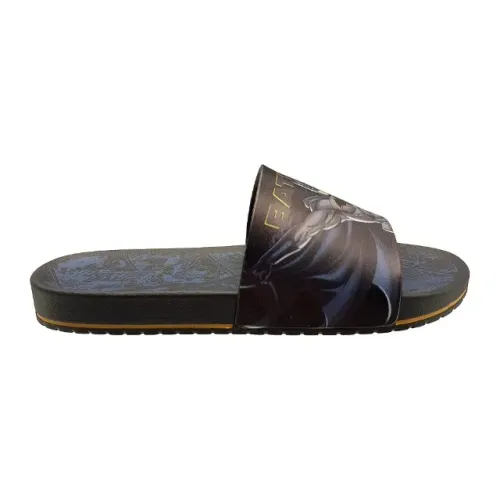 Chinelo Infantil Slide Grendene Kids Liga da Justica Preto/Cinza 23133BE161