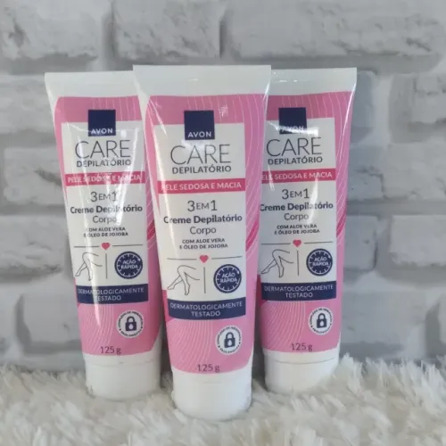 Creme depilatório para o corpo 3 em 1 Care Avon 125 g