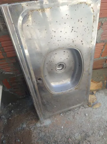 Pia inox para cozinha