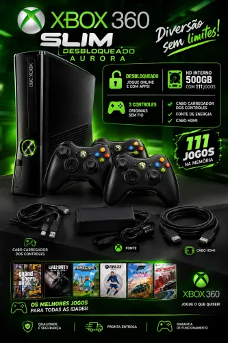 Xbox 360 sim desbloqueado aurora
