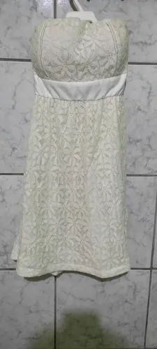 Vestido de renda branco