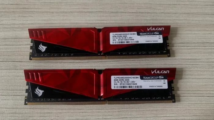 Memória TForce-Vulcan (8Gb RAM)