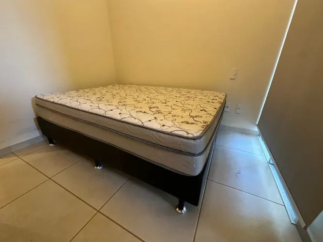 CAMA CASAL ORTOBOM(COLCHÃO + BASE) MASTER NANOLASTIC 188 cm x 138 cm x 25 cm