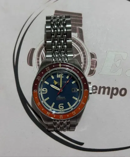 Relógio spinnaker fleuss gmt