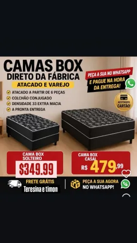 Camas box selecionada
