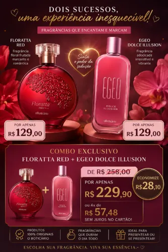 Perfumes femininos em promoção