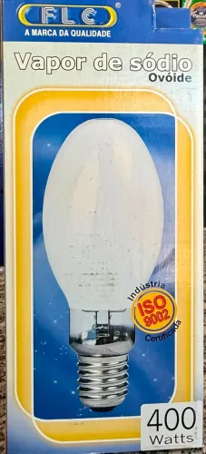 Estoque antigo de lâmpadas Vapor Sódio, Vapor Metálico - soq. E-40 - 400, 250 e 70watts