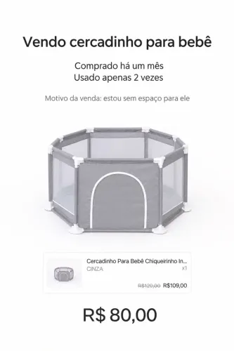 Cercadinho de bebê