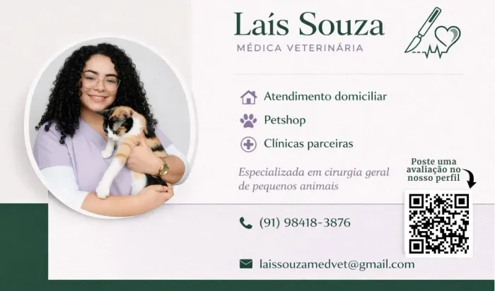 Veterinário em domicílio/ Cirurgias em cães e gatos