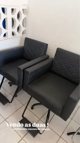 Cadeira de salao de beleza