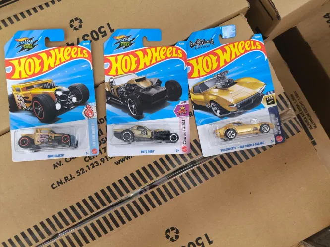 KIT 3 CARRINHO HOT WHEELS 