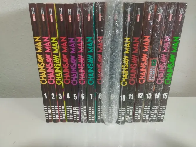 Coleção Chaisaw man em perfeito estado (1 ao 15)