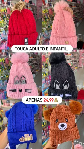 TOUCAS ADULTO E INFANTIL