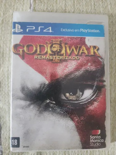 Jogo para PS4 PS5 usado mídia física capa de papel God of War 3 remastereizado
