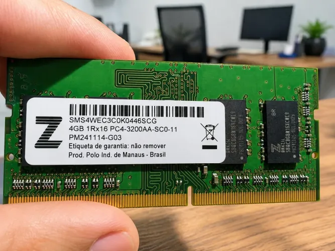 Memória 4gb ddr4 Notebook 3200