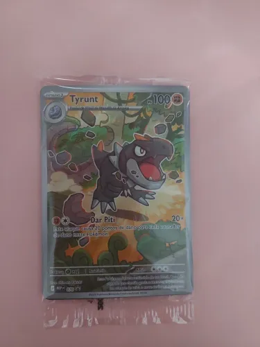 Carta pokémon Tyrunt (070) da etb equilibrio perfeito, arte rara Mint (lacrada) copag