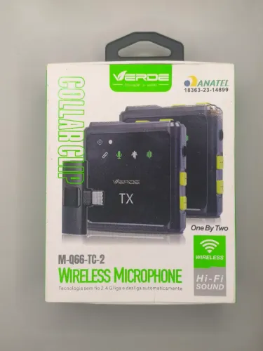 Microphone lapela TX verde