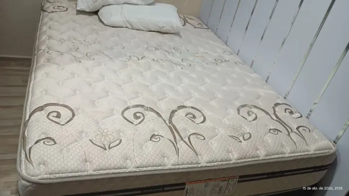 VENDO CAMA BOX CASAL COMPLETA