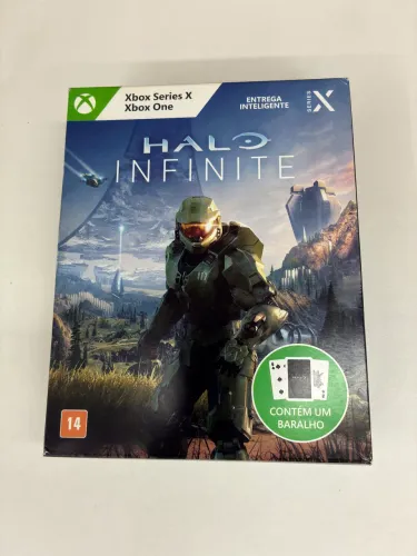 Halo Infinite Xbox + baralho novo lacrado