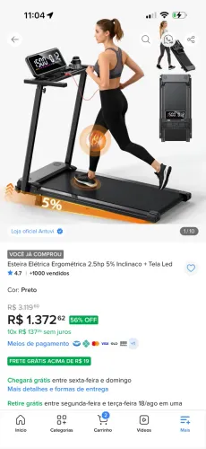 Vendo esteira e bicicleta