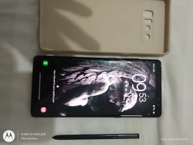 Celular Samsung note 8, cabimento para 6gigas de ram,128 armazenamento interno