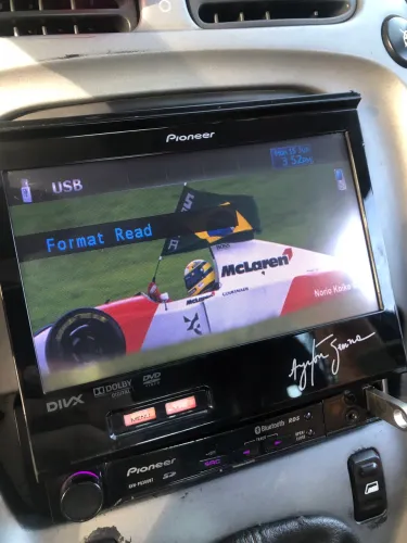 DVD Retrátil  Pioneer 6380BT - Ayrton Senna
