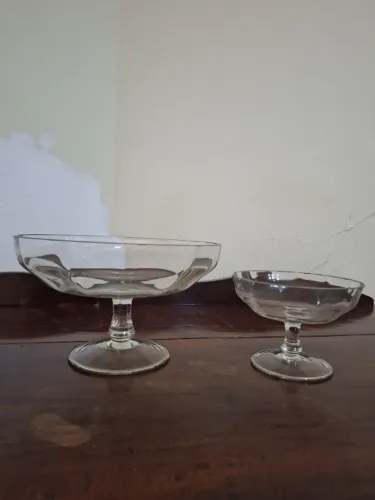 Fruteiras em vidro (2 unidades)