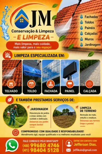 #JMConservaçãoeLimpeza #ChamaNoWhats *  ou *