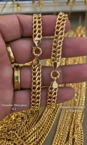 Pulseira Lacraia em Ouro 18K. Ocada
