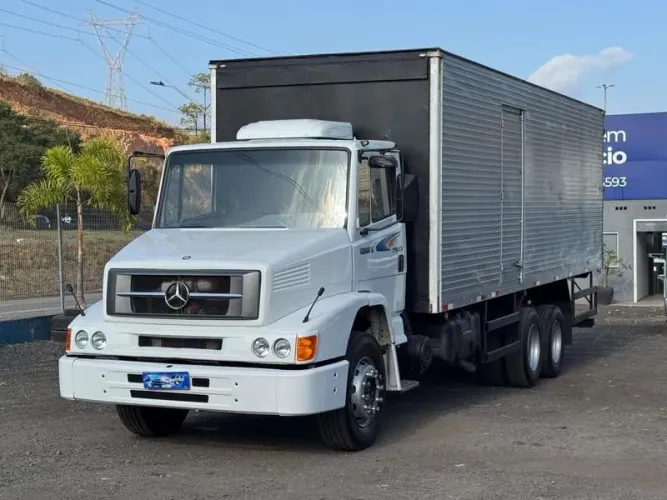 MB 1620 1997 - CAMINHAO TRUCK BAU MOD. SEM. ATEGO 1418 1313 ATRON 2324