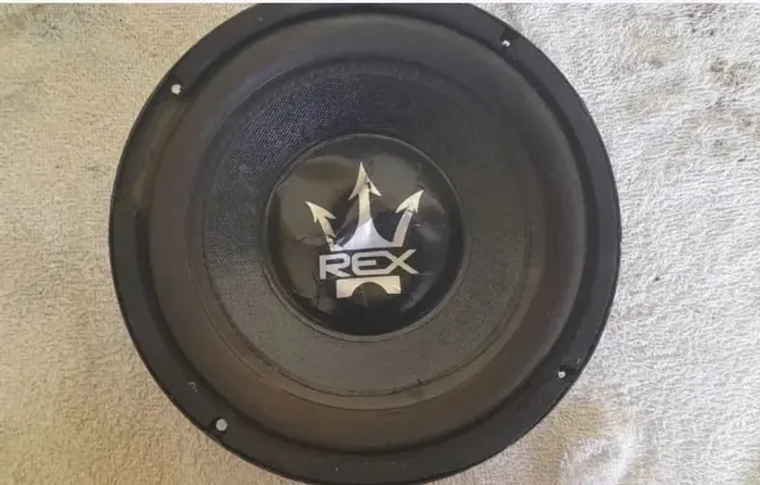 Par de Subwoofer Magnum Rex 8 Polegadas 650w Rms Bobina Dupla