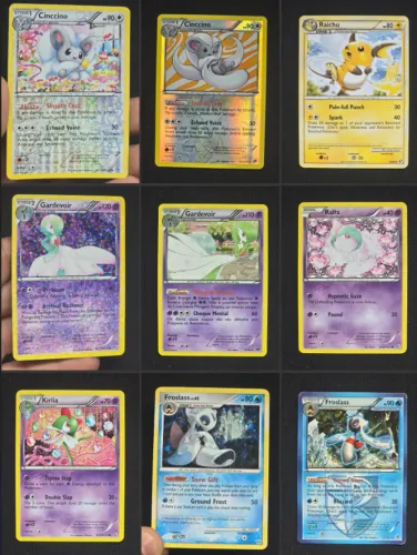 Cartas Cinccino, Raichu, Gardevoir, Froslass - Pokemon TCG