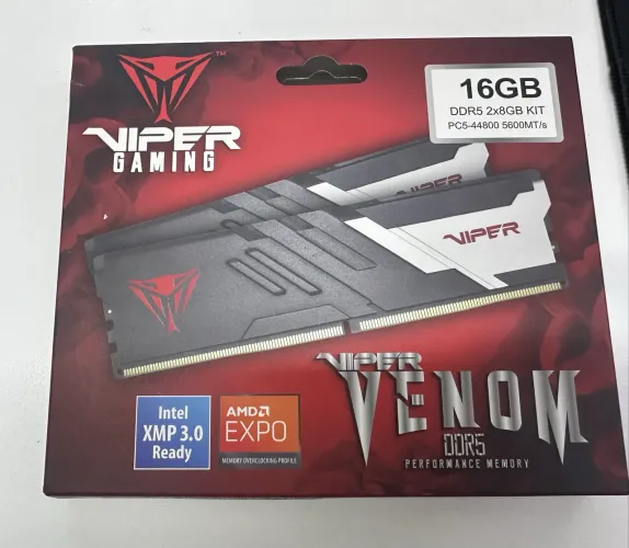 Memória patriot Viper 16gb(2x8gb) DDR5 5600 mhz LACRADO