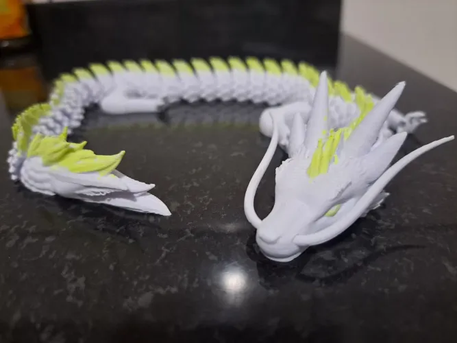 Dragao articulado Chihiro 3D impresso 