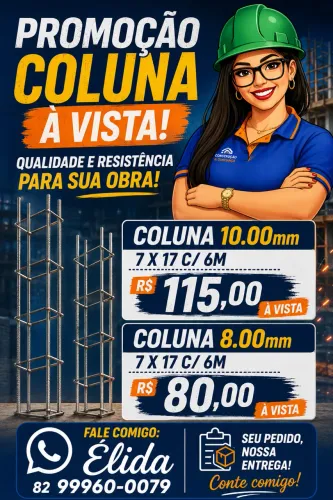 PROMOÇÃO DE COLUNAS 6M 