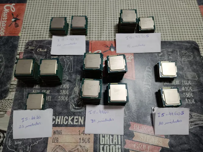 Vendo Processadores Intel Core I5, 4a Geração Lga 1150 vários modelos, Novos. Leia