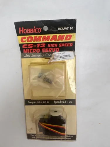 Micro Servo Hobbico Command CS-12 High Speed HCAM0110 - Novo Lacrado