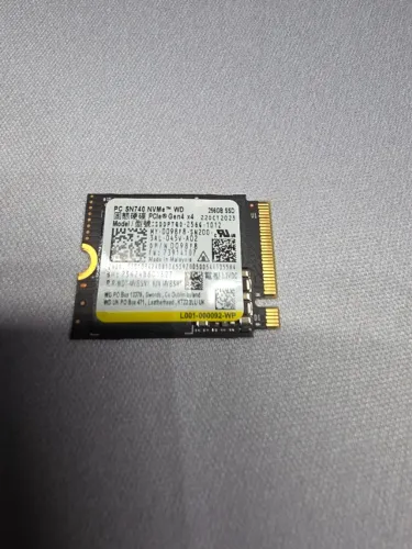 SSD NVMe WD SN740 256GB M.2 2230 Gen4