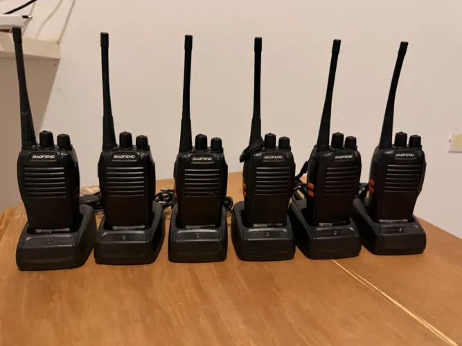 Kit 6 Rádio comunicador