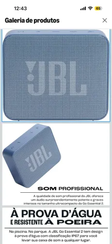 Vende-se jbl