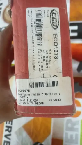 Partilha de freio dianteiro para fit uno novo