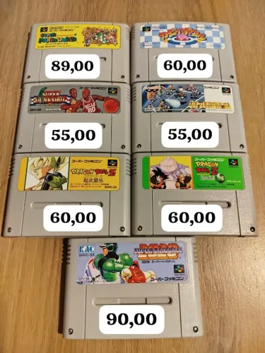 Lote ou Avulso Jogos Super Famicom Looses originais
