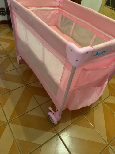 Berço Portátil Chiqueirinho Com Mosquiteiro