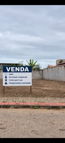Terreno 800m em Vila Velha.  Escriturado. Apto para financiamento. 