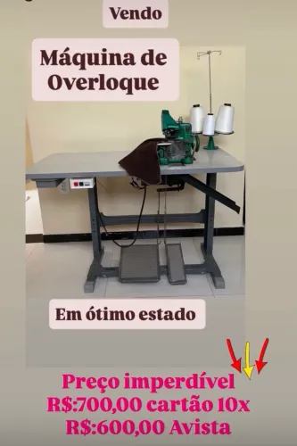 Máquina de overloque 