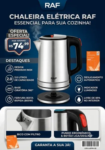 CHALEIRA ELÉTRICA ?