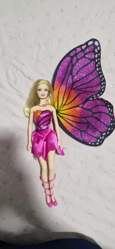 Barbie butterfly versão asas em vestido 