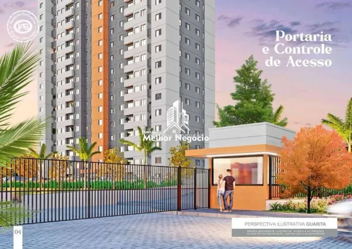 Apartamento à venda em Paulínia, Saltinho, com 2 quartos, com 48 m²